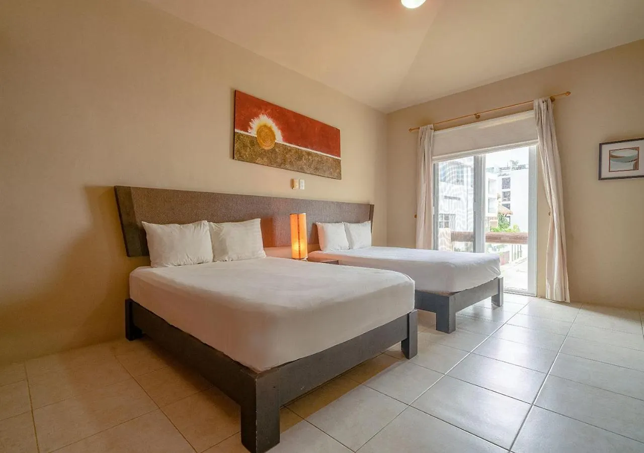 Apartment Condo Sol 6 - 3 Bedroom Condo Only 1 Block From Coco Beach - At Luna Maya Condos Playa del Carmen Mexico